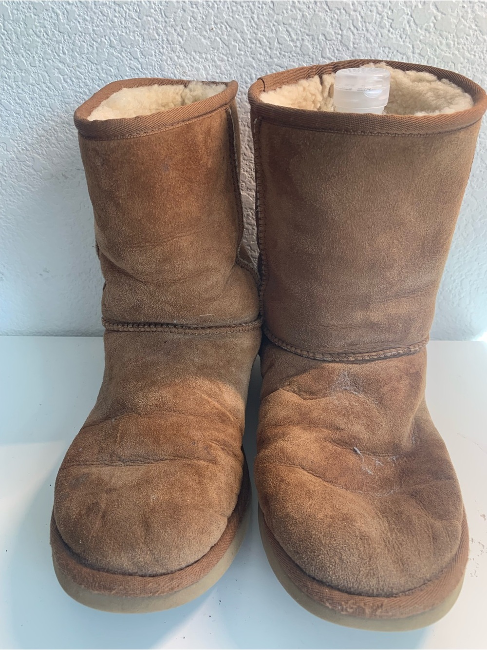 UGG Chestnut Suede Fleece-Lined Kids Boots